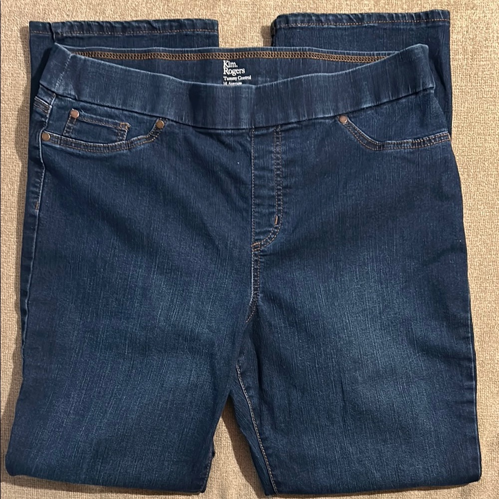 Kim Rogers Women's Blue Jeans size 16 - Picture 4 of 6